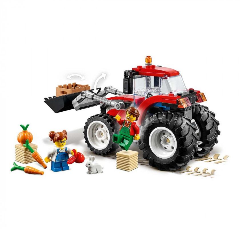 Робота на фермі і будівництво із LEGO City Трактором.
