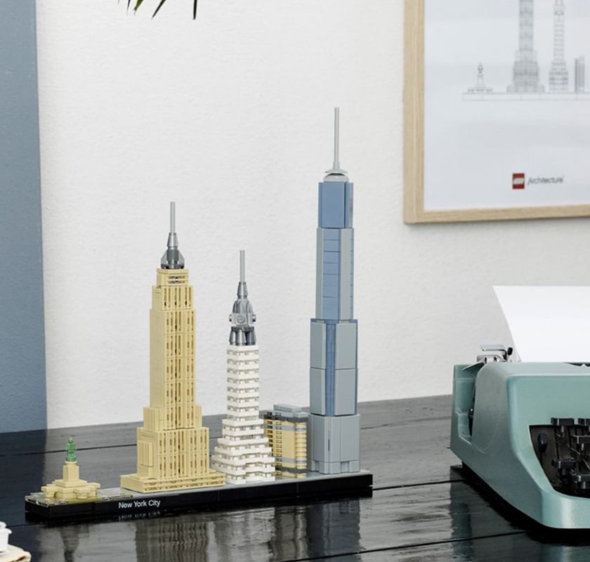 Побудуйте свою власну мініатюрну модель мегаполіса з LEGO Architecture Нью-Йорк!