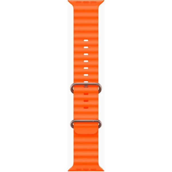 Apple Watch Ultra 2 GPS + Cellular 49mm Titanium Case with Orange Ocean Band (MREH3)