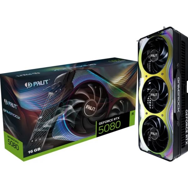 Відеокарта Palit GeForce RTX 5080 GameRock (NE75080019T2-GB2030G)