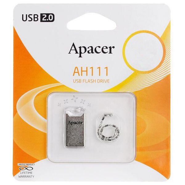 Накопичувач Apacer  32GB USB 2.0 Type-A AH111 Срібний