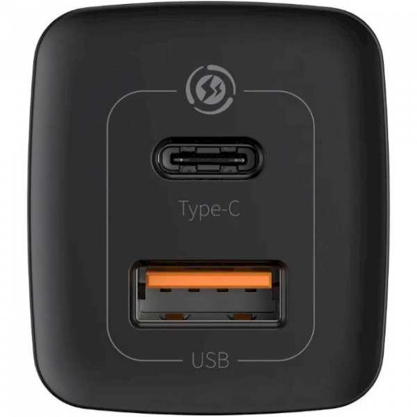Сетевое зарядное устройство Baseus GaN2 Lite Quick ChargerC + U 65W EU White