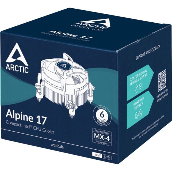 Повітряне охолодження Arctic Alpine 17 (ACALP00040A)