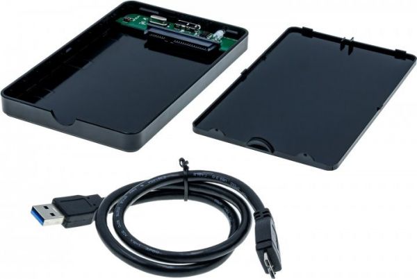 Зовнішня кишеня Grand-X для підключення SATA HDD 2.5", USB 3.0, пластик (HDE32)