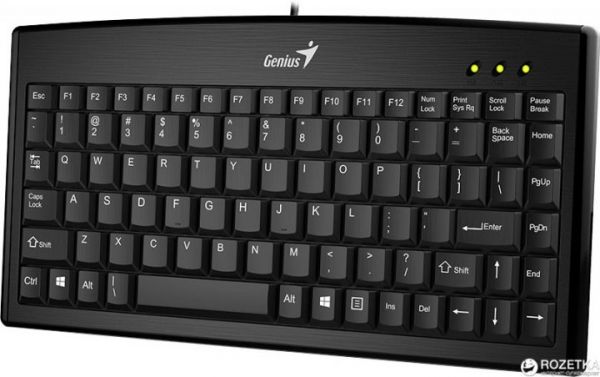 Клавиатура Genius LuxeMate 100 Ukr (31300725104) Black USB