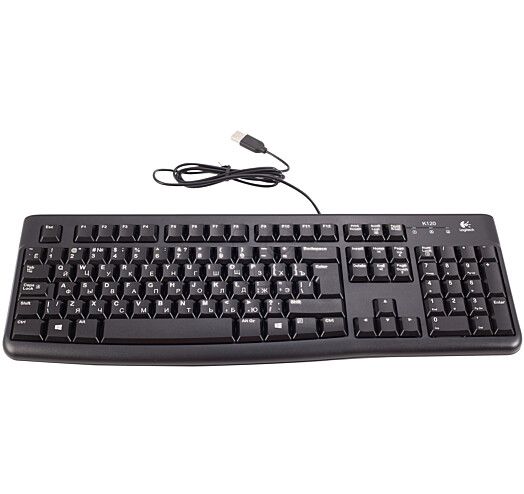 Клавиатура Logitech K120 Black (920-002643) for Business Укр