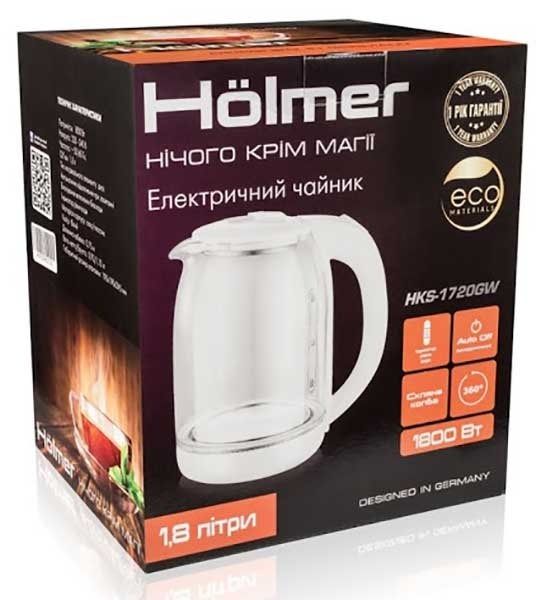Электрочайник Holmer HKS-1720GW
