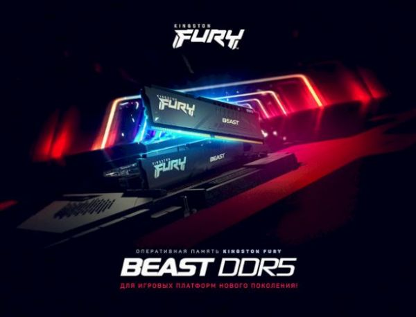 Модуль пам`ятi DDR5 2x32GB/5600 Kingston FURY Beast Black EXPO (KF556C36BBEK2-64)