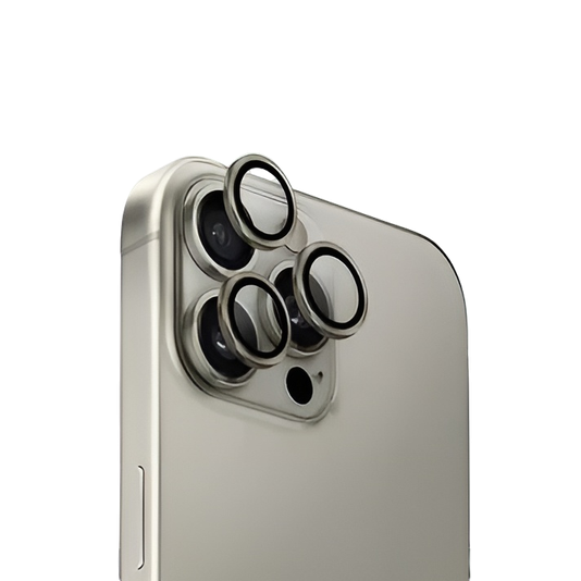 Линза на камеру  +NEU Chatel Metal Frame Lens Protector Glass for iPhone 16 Pro/16 Pro Max Natural G