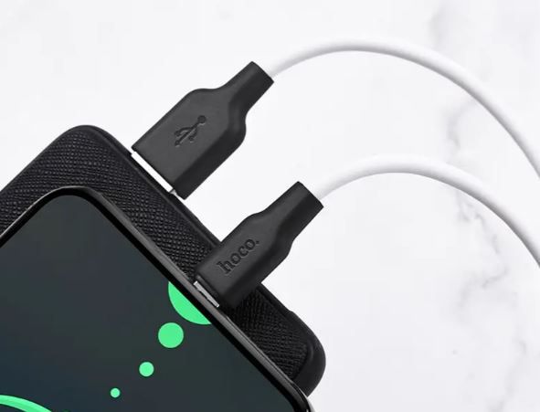 Кабель Hoco X21 Plus Silicone charging cable for Type-C 2m Black & White