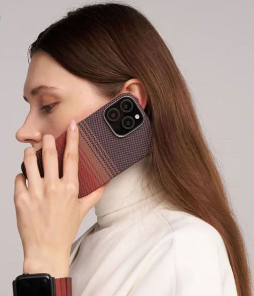 Чохол CaseSH Tactile Woven Magnetic Metal Frame for Apple iPhone 17 Pro S33