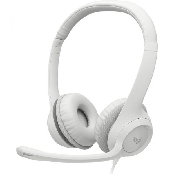 Комп'ютерна гарнітура Logitech H390 USB White (981-001286)