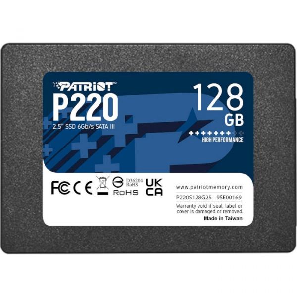 SSD накопичувач PATRIOT P220 128 GB (P220S128G25)