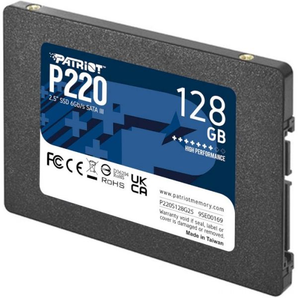 SSD накопичувач PATRIOT P220 128 GB (P220S128G25)