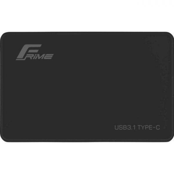 HDD/SSD 2.5'' Карман Frime SATA TYPE C(USB3.1), Plastic, Black (FHE10.25U31)