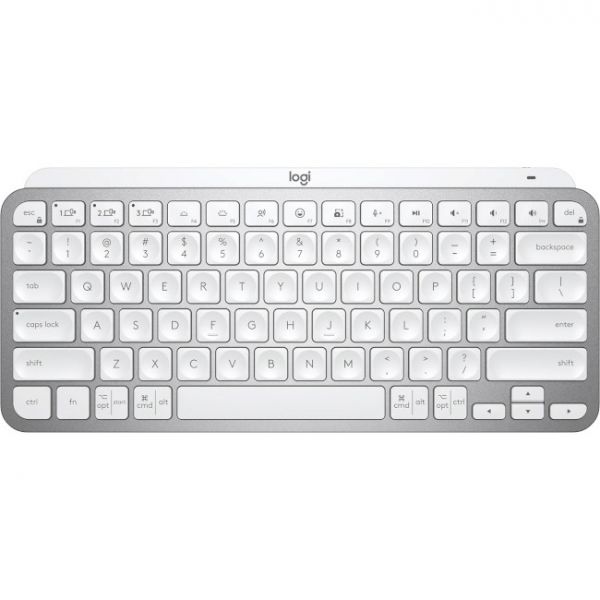 Клавіатура Logitech MX Keys Mini Illuminated UA Pale Grey (920-010609)