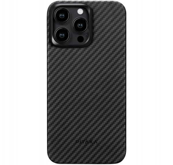Чохол Pitaka MagEZ Case 4 Twill 1500D Black/Grey for iPhone 15 Pro (KI1501P)
