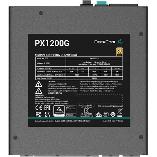 Блок живлення Deepcool PX1200G (R-PXC00G-FC0B)