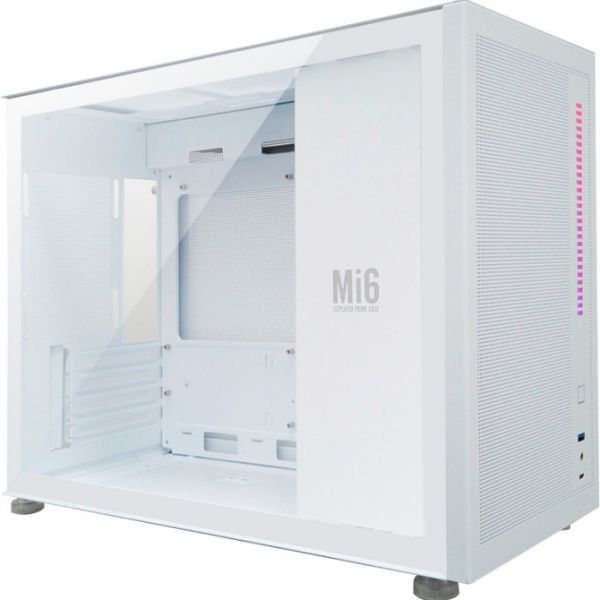 Корпус 1stPlayer Mi6-1F2-W-WH White