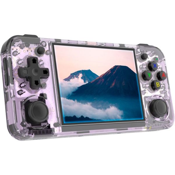 Портативна ігрова приставка Anbernic RG 35XXH 64GB Transparent Purple