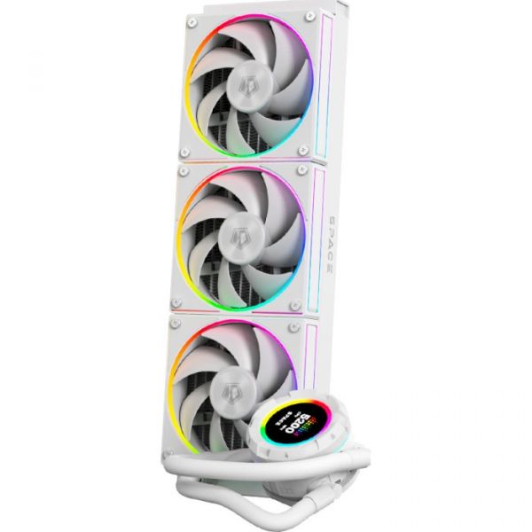 Водяне охолодження ID-Cooling Space LCD SL360 White