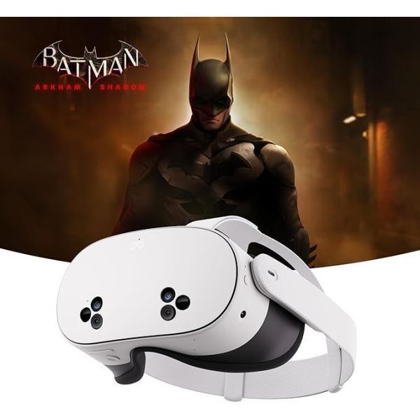 Окуляри віртуальної реальності Meta Quest 3S 128GB with Batman: Arkham Shadow Bundle