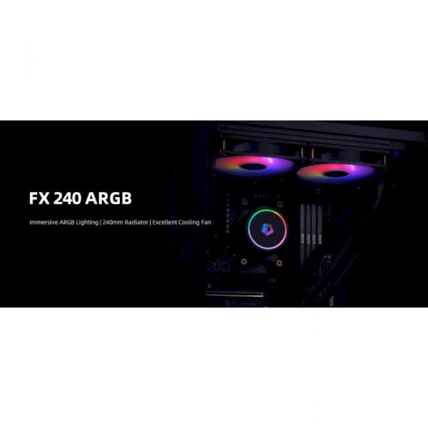 Водяне охолодження ID-Cooling FX240 ARGB Black