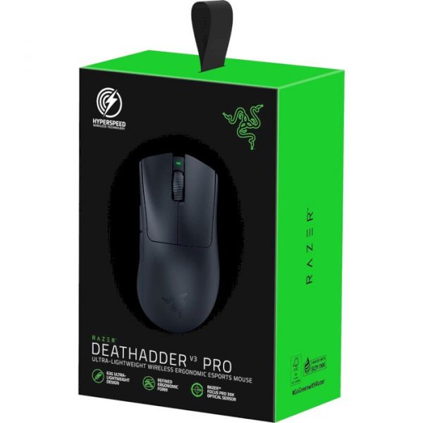 Миша Razer DeathAdder V3 PRO Wireless & Mouse Dock Black (RZ01-04630300-R3WL)