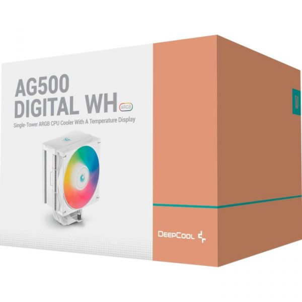 Повітряне охолодження Deepcool AG500 DIGITAL WH ARGB (R-AG500-WHADMN-G-1)