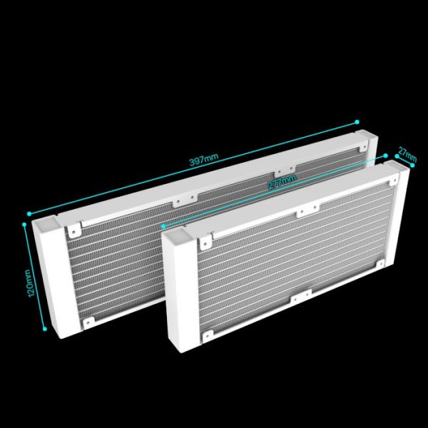 Водяне охолодження Zalman Alpha 2 A36 ARGB White (ALPHA2A36WHITE)