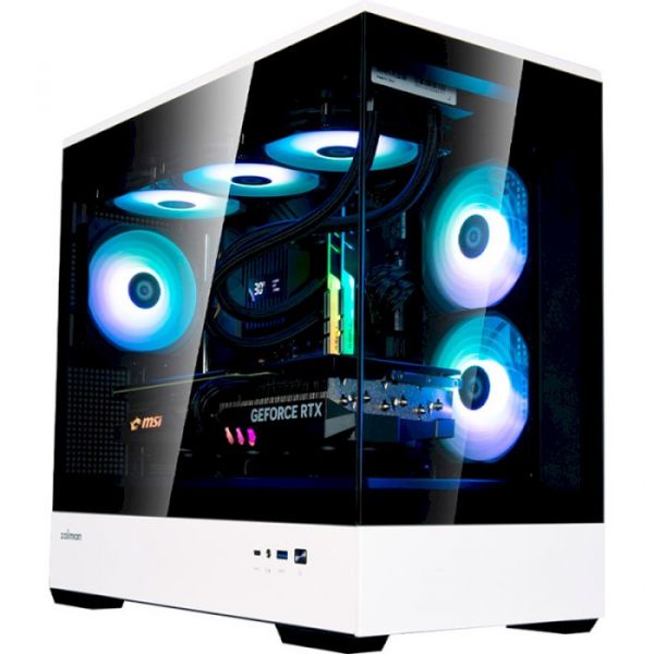Корпус Zalman P30 Black/White (P30BW)
