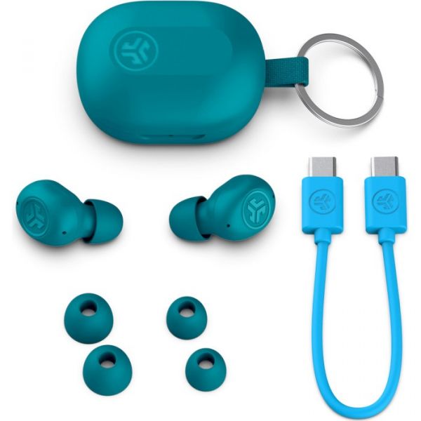 Навушники JLAB JBuds Mini Green Aqua (IEUEBJBMINIRAQUA124)