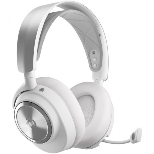 Комп'ютерна гарнітура SteelSeries Arctis Nova Pro Wireless White (61524)