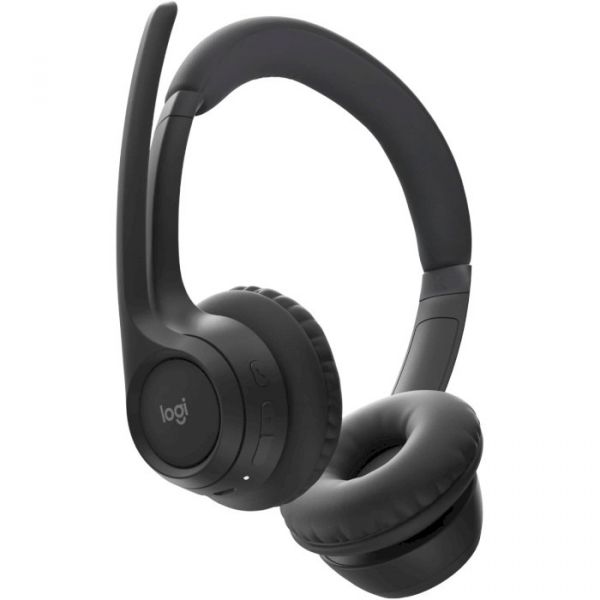 Комп'ютерна гарнітура Logitech ZONE 300 Midnight Black (981-001406/981-001407)