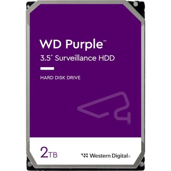 Накопичувач HDD SATA 2.0TB WD Purple 5400rpm 256MB (WD22PURU-78)