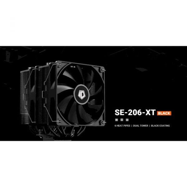 Повітряне охолодження ID-Cooling SE-206-XT Full Black