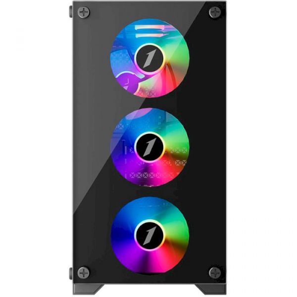 Корпус 1stPlayer X2-M-4F2(AP) Black