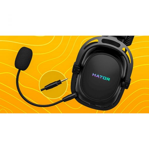 Комп'ютерна гарнітура Hator Hypergang 2 Wireless Tri-mode Black (HTA-950)