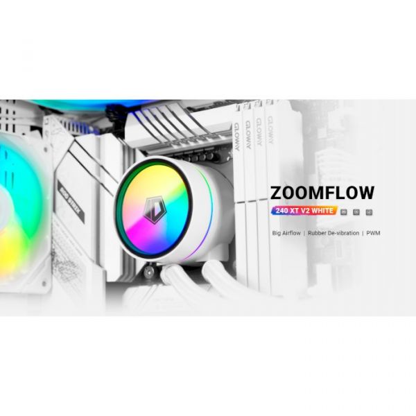 Водяне охолодження ID-Cooling Zoomflow 240 XT V2 White