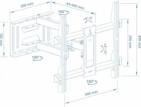 Кронштейн Walfix R-413B