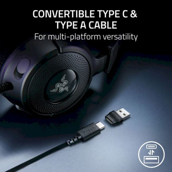 Комп'ютерна гарнітура Razer Kraken V4 X (RZ04-05180100-R3M1)