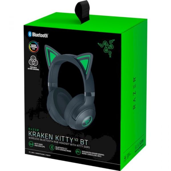 Гарнітура RAZER Kraken Kitty V2 BT, Black (RZ04-04860500-R3M1)