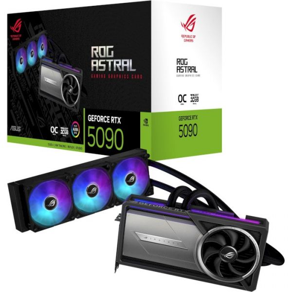 Відеокарта ASUS GeForce RTX5090 32GB ROG ASTRAL LC OC GAMING (ROG-ASTRAL-LC-RTX5090-O32G-GAMING)