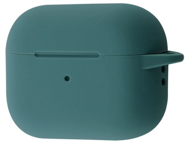 Чохол AirPods Pro2 Case (з мікрофіброю та карабіном), Pine Green