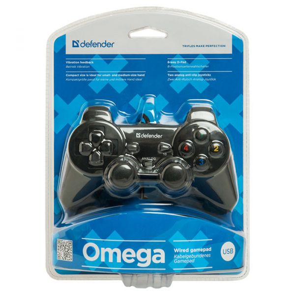 Геймпад Defender Omega USB (64247)