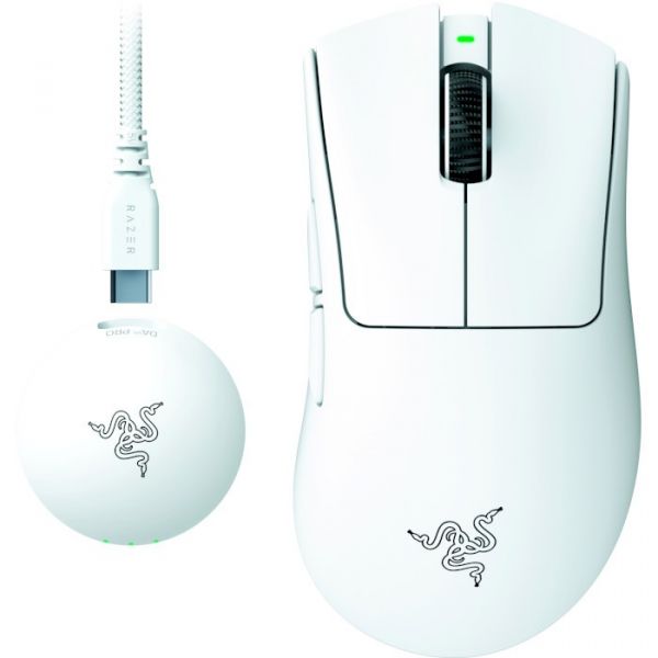 Мышь RAZER DeathAdder V4 PRO Wireless, white (RZ01-05330200-R3G1)