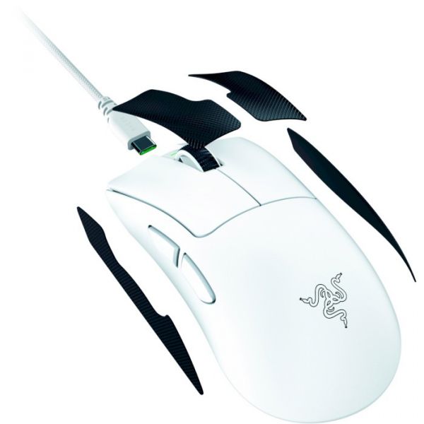 Миша RAZER DeathAdder V4 PRO Wireless, white (RZ01-05330200-R3G1)