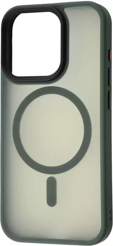 Чохол WAVE Matte Insane Case with Magnetic Ring iPhone 15 Pro (green)