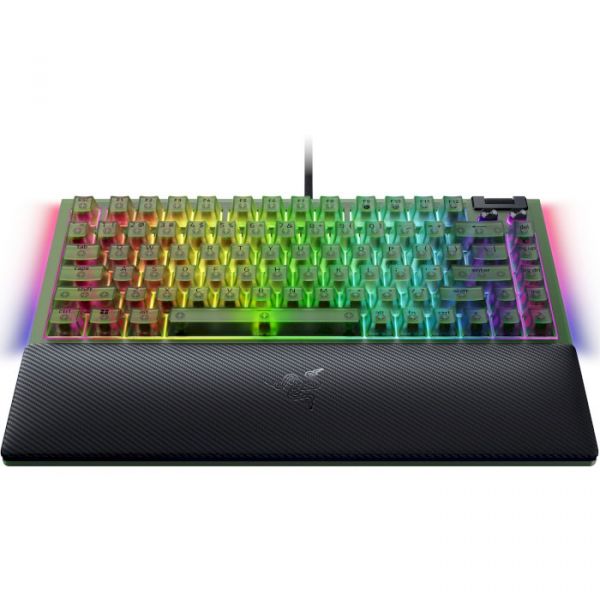 Клавіатура RAZER BlackWidow V4 75%, Phantom Green (RZ03-05003300-R3M1)