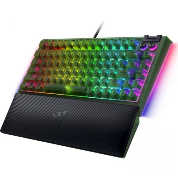 Клавіатура RAZER BlackWidow V4 75%, Phantom Green (RZ03-05003300-R3M1)